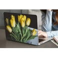 thumbnail image 4 of KSK KAISHEK Plastic Hard Shell Case Compatible with 2022/2021/2020/2019/2018 Rel. MacBook Air 13 inchs Touch ID + Black Keyboard Cover Model: A1932&A2179&A2337 m1 Flower 1252, 4 of 5