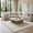 Cream, Off White / Finial, variant on Hauteloom Finial Wool Living Room, Bedroom Area Rug - Contemporary - Warm Gray, Beige, Off White - 6' x 9'
