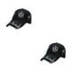 thumbnail image 2 of Sonducket Gorra de béisbol unisex de moda para la playa y actividades al aire libre Sombreros para mujeres Gorras de béisbol con cuentas de perla de anillo negro 2piezas, 2 of 6