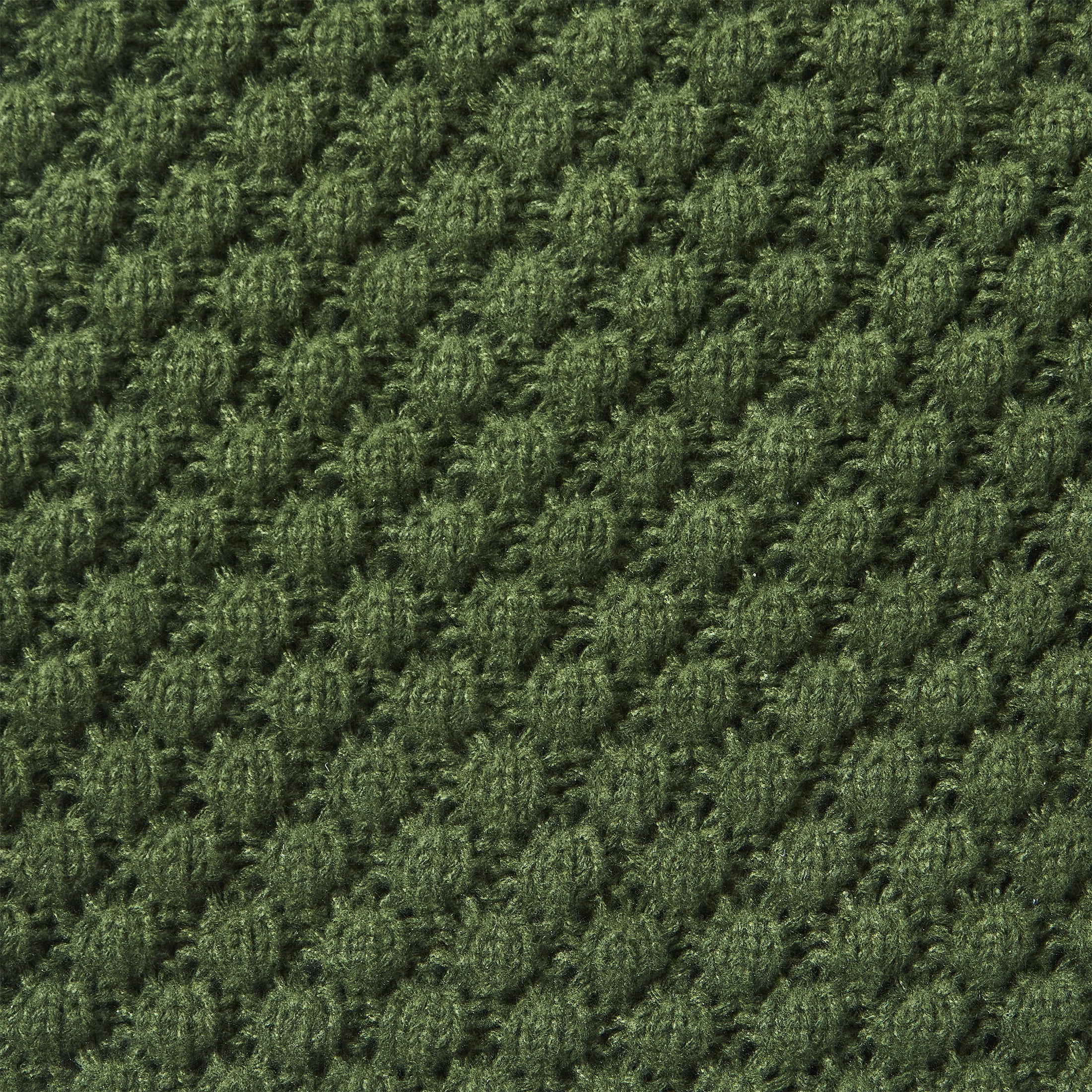 My Texas House Ralph Textured Knit Christmas Tree Skirt, Green, 52"