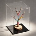 thumbnail image 6 of Uxcell Acrylic Clear Display Case Box Dustproof Protection Showcase Cube Collectibles Show Box 20x20x30cm, 6 of 7