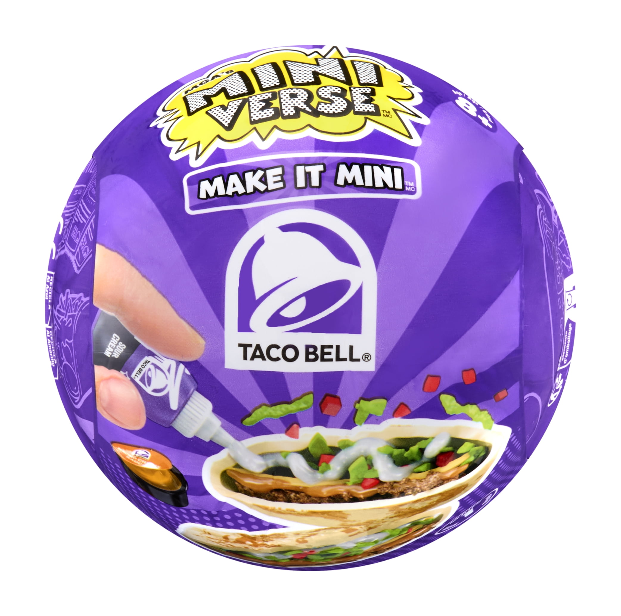 MGA's Miniverse Make It Mini Taco Bell Series 1, Mini Collectibles - Blind Ball, Ages 8+