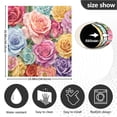 thumbnail image 3 of Dishwasher Sticker Magnetic Dishwasher Sticker Magnetic Decorative Sticker Refrigerator Sticker Dishwasher Decorative Stickers Lush Watercolor Roses Art, 3 of 6