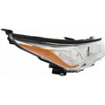 thumbnail image 3 of CarLights360: For Toyota Highlander Headlight Assembly 2014 2015 2016 Passenger Side Chrome CAPA Certified w/ Bulbs TO2503221, 3 of 4