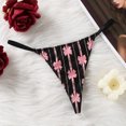 thumbnail image 1 of Bragas Sexy Sin Costuras Para Mujer Letras De Lujo Rhinee G string brand design.top1 Gao Jiahui unisex, 1 of 2