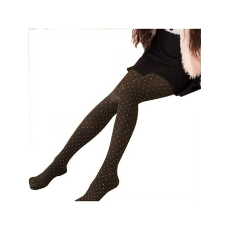 Women's Girl Spring and Autumn Skinny Polka Dots Leggings Stretch Pants Tights
