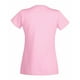 thumbnail image 2 of Fruit Of The Loom- Camiseta de manga corta Valuewieght con cuello en forma de V para mujer (Rosa claro), 2 of 2