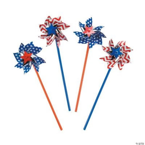 Patriotic Fringe Tableskirt - Party Supplies - 1 Piece