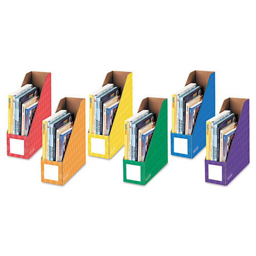 Fellowes Banker's Box 4" Magazine File, Assorted Colors, 6pk - image 2 of 2