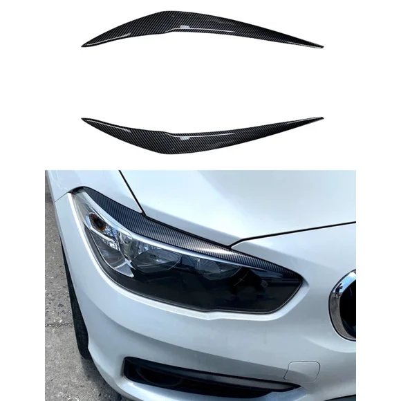 Car Headlight Eyebrows Eyelids Fit for BMW 1 Series F20 F21 Facelift 2015-2019 Bodykits Tuning Apron Accessories