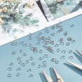 thumbnail image 3 of PinesC 2000Pcs Stainless Steel Open Jump Rings 4mm Tiny Metal Rings Round Ring Connectors for DIY Bracelet Necklaces Earrings Jewelry Making Findings Stainless Steel Color 4mm, 3 of 4