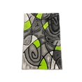 thumbnail image 3 of YHSF Modern Contemporary Area Rug for Living Room Bedroom Office Rug Trendz Style (Electric Green, 2 Feet x 3 Feet), 3 of 5