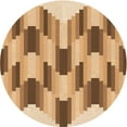 thumbnail image 1 of Ahgly Company Machine Washable Indoor Round Transitional Red Area Rugs, 7' Round, 1 of 7