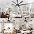 thumbnail image 4 of Chords Attic 72" Reversible 8-Blade Ceiling Fan with LED Lights and Remote Control, 6-Speed, Timer,&nbsp;3-Color, DC Motor, 4 of 10