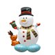 thumbnail image 1 of Muñeco de nieve de pie de Navidad, globo de Papá Noel, Bola de soldado de Cascanueces, fiesta de año nuevo, decoración del hogar, 2024, 2023, 1 of 4