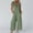 🔥 Green, variant on Sentmoon Wide Leg Jumpsuits for Women Jump Suit Short Sleeve Solid Color Button Down Regular Fit Summer Rompers for Women 2026 with Pockets for Work and Business Casual