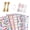 B, variant on Tuscom 6 Sheets Gift Wrapping Paper Set 19.68x27.55IN Thick 80gsm Double Sided Watercolor Party Wrap Bulk Pack for Birthday Holiday