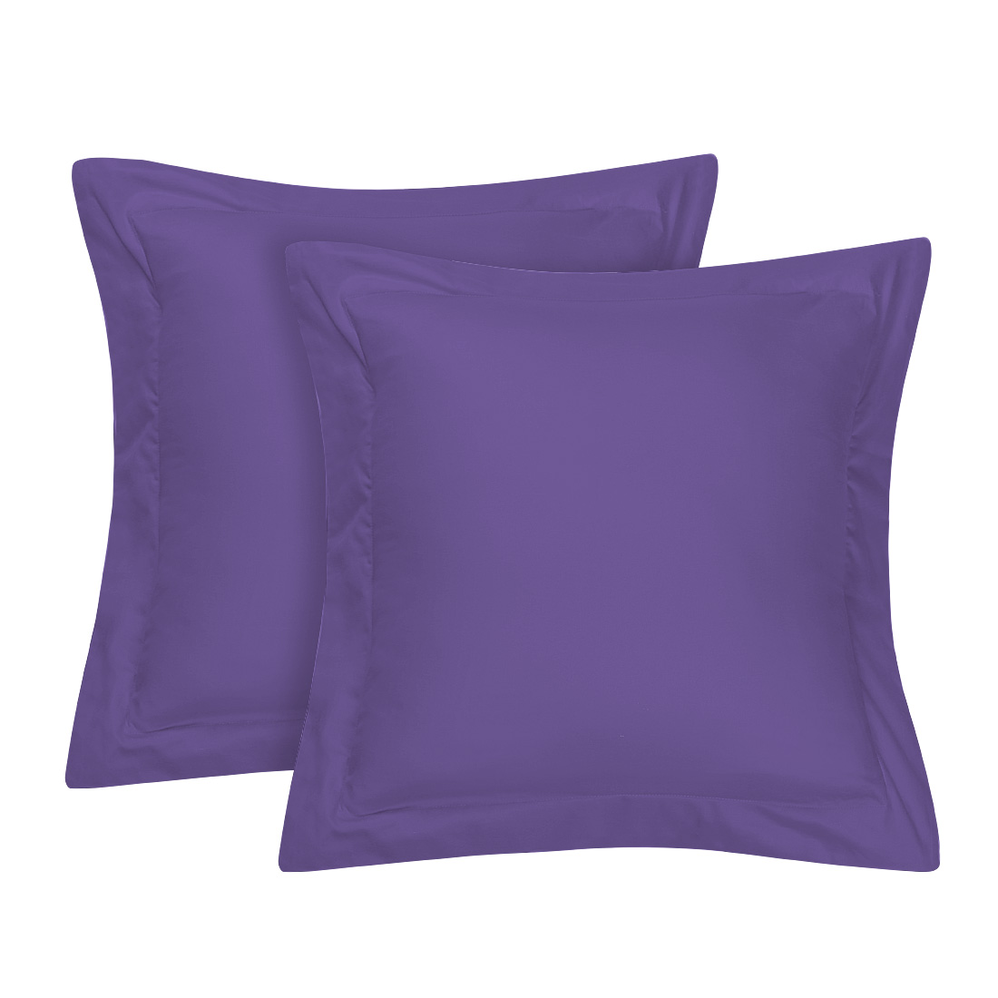 Piccocasa Bedroom Egyptian Cotton Pillow Shams Case Cover Pillowcase Protector Lavender 26 x 26 Inch Set of 2