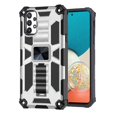 thumbnail image 4 of Kaleidio Case For Samsung Galaxy A53 5G [Tactical Hybrid] Rugged Shockproof [Kickstand] Magnetic Armor Impact Cover [Silver/Black], 4 of 6