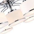 thumbnail image 3 of Lámpara de techo CWI Lighting, 30 pulgadas, cromada, 5 luces, montaje empotrado, 3 of 7
