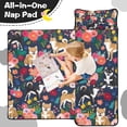 thumbnail image 4 of Shiba Inu and Pioneer Flower Toddler Nap Mats for Kids Preschool,Sleeping Mat Bag or Kids,Toddler Sleeping Bag,Toddler Nap Mat or Daycare, 4 of 6