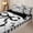 White Black 01, variant on Manfei Black Bow Checkered Print Zipper Twin Comforter Sets with Fitted Sheet and 2 Pillowcases for Women, Cute Stars Print Zipper Bedding Set, Black Reversible, 4 Pieces