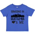 thumbnail image 3 of Inktastic Seattle Washington Someone Loves Me Skyline Boys or Girls Toddler T-Shirt, 3 of 5