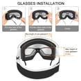 thumbnail image 4 of Findway Ski Goggles, Snowboard Goggles for Men Women, 100% UV Protection OTG Anti-Fog Wind Resistance Snow Goggles for Glasses Wearers, Adult Ski Goggles for Skiing/Skating/Snowmobile, 4 of 6