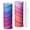 White-3, variant on 20oz Stainless Steel Skinny Tumbler with Telescopic Straw, Vacuum Insulated Slim Travel Cup, 360° Full Wrap Printed, Fluid Smoke Aurora Art Style