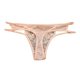 thumbnail image 3 of Gibobby Ropa interior termica Nuevas bragas sexis ajustadas de cintura con estampado Floral y letras para mujer(Beige， L), 3 of 4