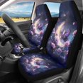 thumbnail image 2 of XYZCANDO Butterfly Moon Car Seat Covers Durable Waterproof Car Front Seat Covers car Front Seats Automotive Interior, Auto Accessories Elastic SUV Van, 2 of 10