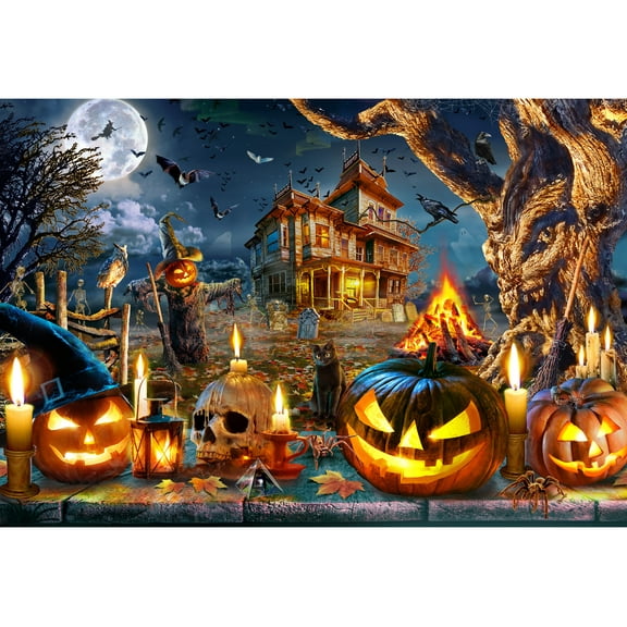 Vermont Christmas Company Halloween Town - 550 Piece Jigsaw Puzzle