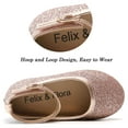 thumbnail image 5 of Felix & Flora Girls Pink Dress Shoes Mary Jane Ballet Flats Party Wedding School Size 10 Toddler, 5 of 7