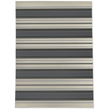 HERMOSA STRIPES CHARCOAL Outdoor Rug By Kavka Designs