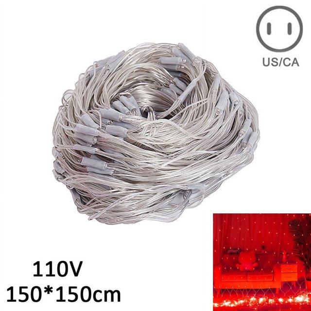 LED Net Lights Outdoor String Mesh Light Waterproof Hanging Decoration Suitable for Wedding Christmas Halloween New