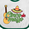 thumbnail image 4 of Inktastic Cinco De Mayo with Guitar and Sombrero Boys or Girls Baby Bib, 4 of 4