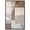 Black Frame, variant on Neutral Tone Blocks II High-Gloss Frameless Acrylic Glass Wall Art Boho Geometric by Art Remedy, Ready to Hang, 10 x 15