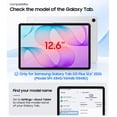 thumbnail image 2 of Fintie Clear Case for Samsung Galaxy Tab S12 Plus 12.6 Inch 2026, Transparent Back Shell, Viewing & Typing Angles, Shockproof, S Pen Holder, Auto Wake/Sleep, Black, 2 of 11
