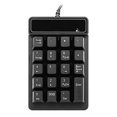 thumbnail image 1 of USB Wired Numeric Keypad Mechanical Feel Number Pad Keyboard 19 Keys Water-proof for Laptop Desktop, 1 of 8