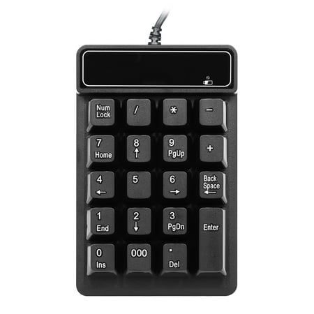 USB Wired Numeric Keypad Mechanical Feel Number Pad Keyboard 19 Keys Water-proof for Laptop Desktop PC Notebook (Best Mechanical Keyboard For The Money)
