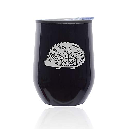 Stemless Wine Tumbler Coffee Travel Mug Glass Cup w/ Lid Jellyfish And Tentacles 