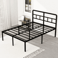 thumbnail image 6 of Maenizi 18 inch Full Size Bed Frame with Headboard No Box Spring Needed,,Easy Assembly, Noise Free, Black, 6 of 6