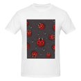 thumbnail image 4 of Bingfone Red Ladybugs Men'S Loose Fit Short-Sleeve Pocket T-Shirt, 4 of 7