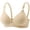 bra17-Beige, variant on UAYOTSE Women's Lifting Bra Full Coverage Seamless Wireless Support Comfortable All Day Wear Size S
