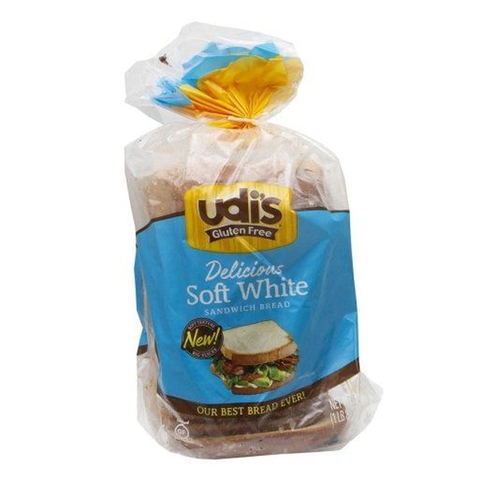 Udis Delicious White Bread, 24 Ounce -- 6 per case