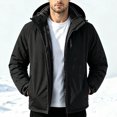 thumbnail image 7 of Men's Lightweight Waterproof Rain Jacket for Outdoor Softshell Breathable Windbreaker Rain Coat Hooded with Pockets, 7 of 7