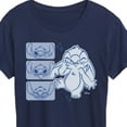thumbnail image 3 of Disney - Lilo & Stitch - Sketched Faces of Stitch - Women's Short Sleeve Graphic T-Shirt, 3 of 5