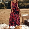 thumbnail image 2 of Animal Print Patterns Design Sleeveless Dress Woman Fashion Long Dresses Women's Summer Suit Dress 2025, 2 of 7