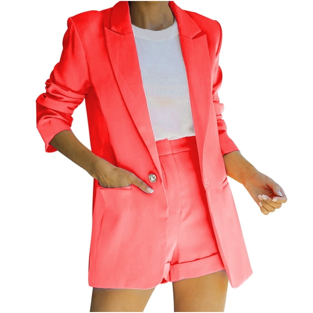 Chaqueta de manga larga con cuello vuelto para mujer para mujer Wmkox8yi bvn275