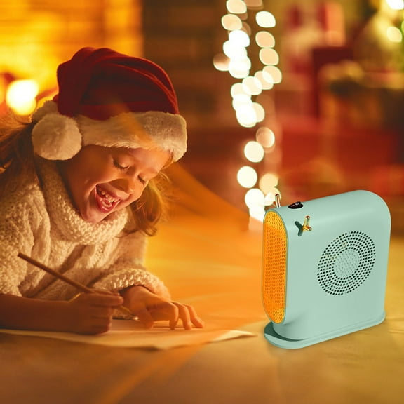 YHAICO Indoor Heater Car Heater Small Defrost And Defog Personal Desktop Heater with Fan Setting Portable Electric Heater for Home